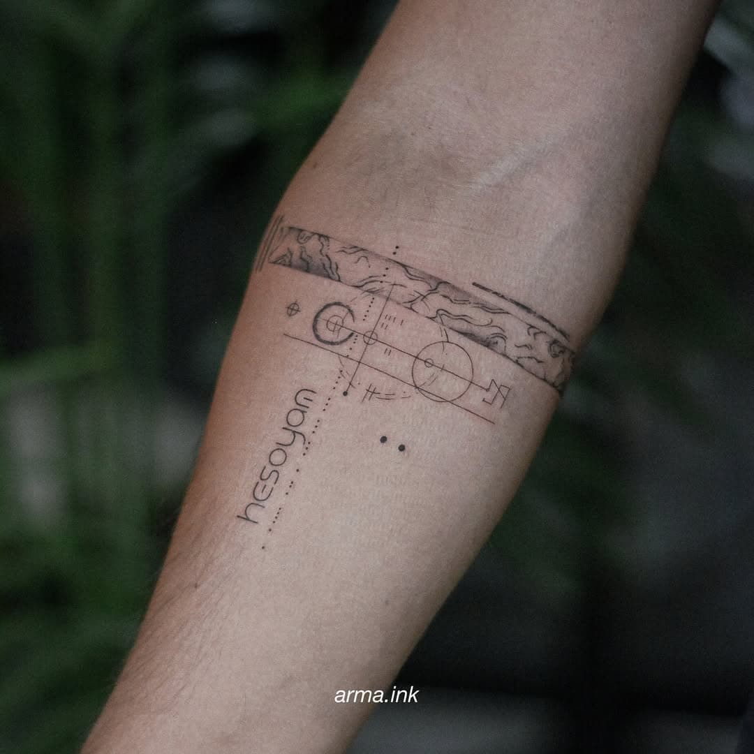 Fineline tattoo 3