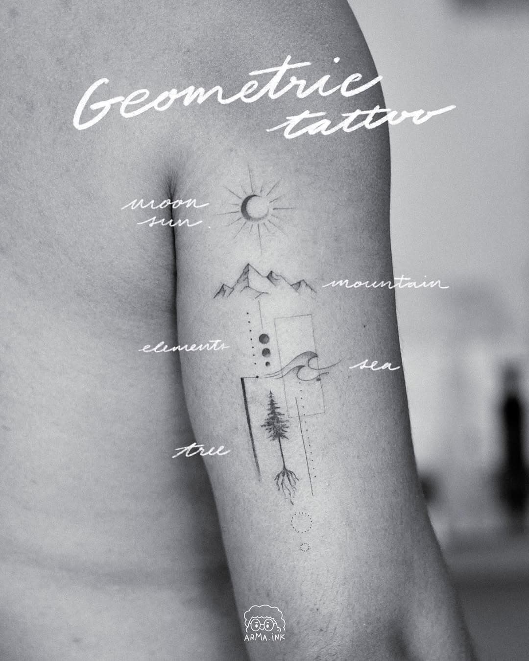 Fineline tattoo 4